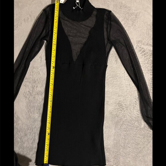 COMBINATION TULLE DRESS - ZARA - Picture 7 of 9